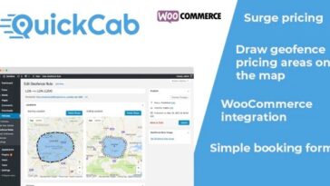 QuickCab Nulled WooCommerce Taxi Booking Plugin Free Download