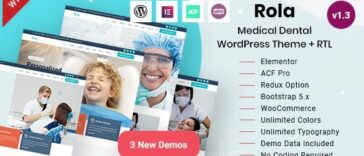 Rola Nulled Medical Dental WordPress Theme Free Download