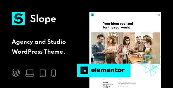 Slope – Agency & Studio WordPress Theme Nulled