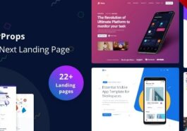 SuperProps Nulled React Landing Page Templates with Next JS & Gatsby JS Free Download
