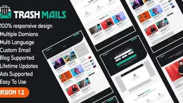 Trash Mails Nulled Temporary Email Address System Free Download