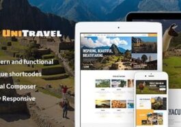 UniTravel Nulled Travel Agency & Tourism Bureau WordPress Theme Free Download