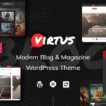 Virtus Nulled Modern Blog & Magazine WordPress Theme Free Download