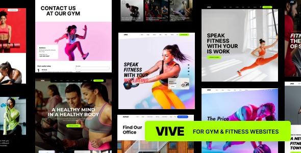 Vive Fitness Gym WordPress Nulled