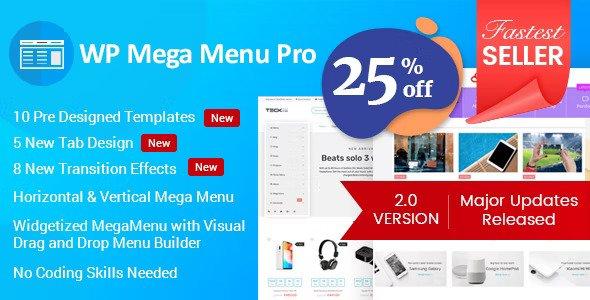 WP Mega Menu Pro Nulled v.2.1.7 Free Download