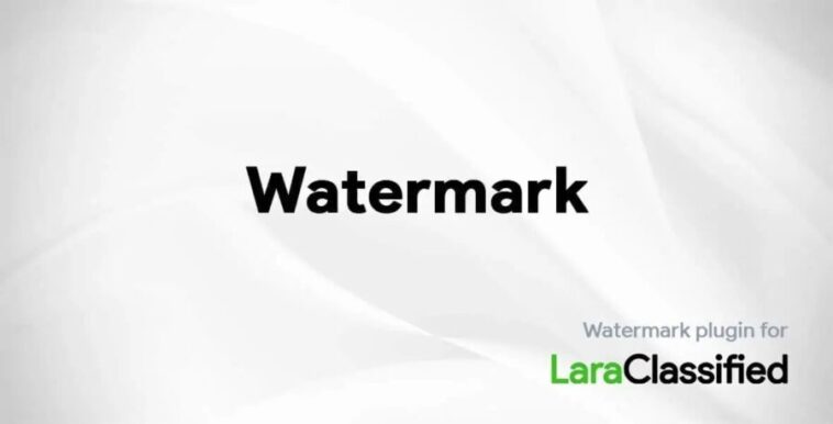 Watermark Plugin Nulled Free Download