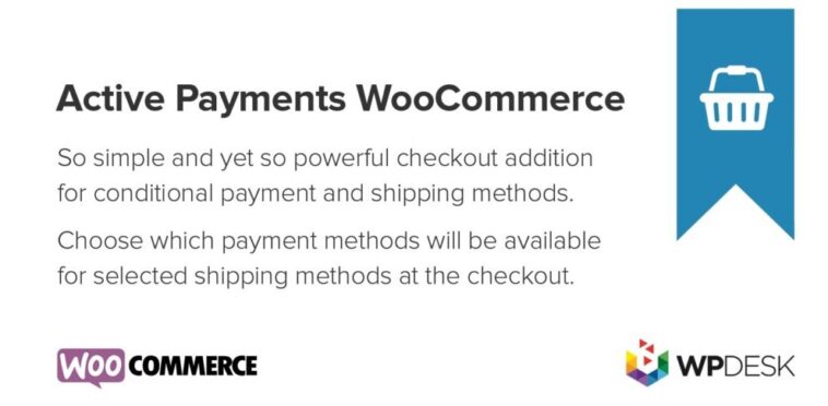 WooCommerce Active Payments Nulled by WpDesk Free Download