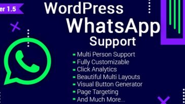 WordPress WhatsApp Support Nulled Free Download