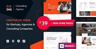 ZikZag Nulled Consulting & Agency WordPress Theme Free Download
