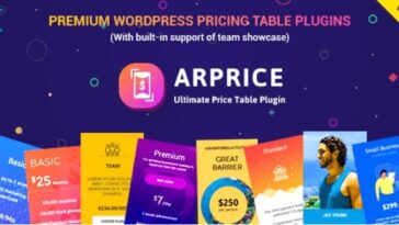 free download ARPrice - WordPress Pricing Table Plugin nulled