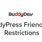 free download BuddyPress Friendship Restrictions nulled