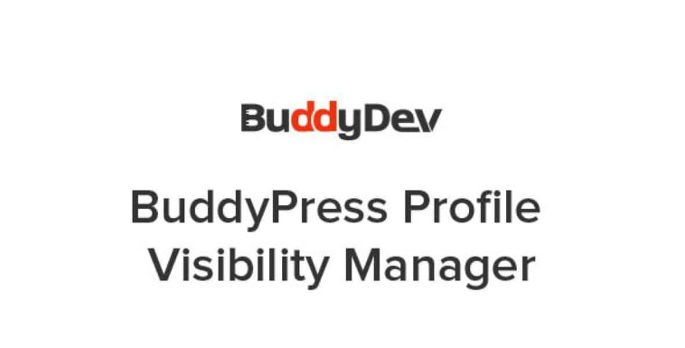 free download BuddyPress Profile Visibility Manager nulled