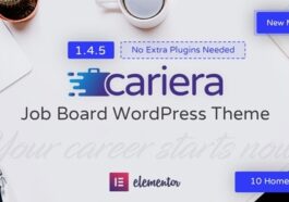 Cariera Job Board WordPress Theme Nulled Free Download