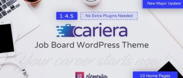 Cariera Job Board WordPress Theme Nulled Free Download