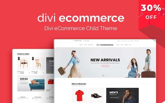free download Divi Ecommerce – Woocommerce Divi Child Theme nulled