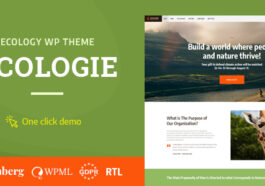 free download Ecologie – Environmental & Ecology WordPress Theme nulled