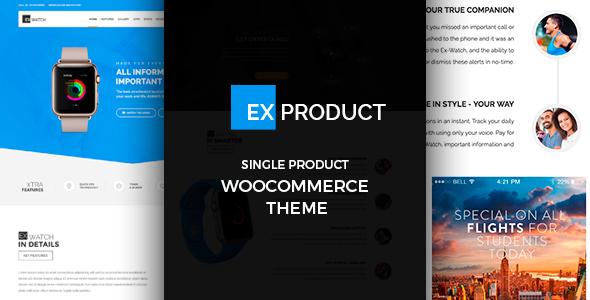 free download ExProduct – Single Product WordPress Theme nulled