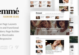 free download Femme - An Online Magazine & Fashion Blog WordPress Theme + RTL nulled