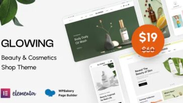 free download Glowing – Beauty & Cosmetics Shop Theme nulled