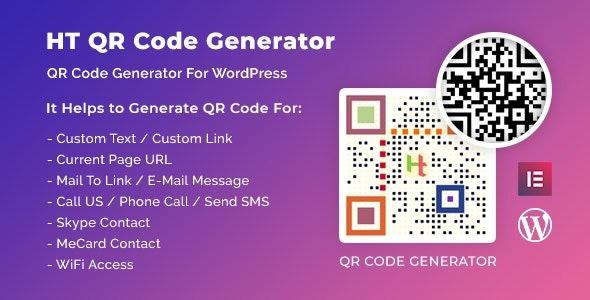 free download HT QR Code Generator for WordPres nulled