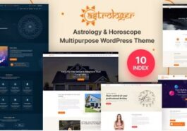 free download Horoscope and Astrology WordPress Theme nulled