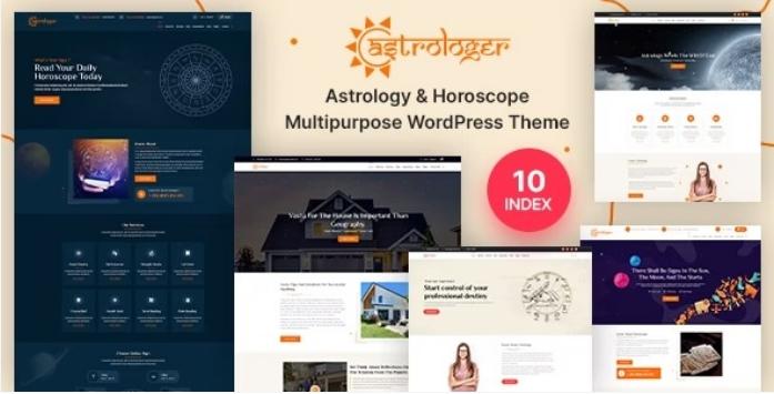 free download Horoscope and Astrology WordPress Theme nulled