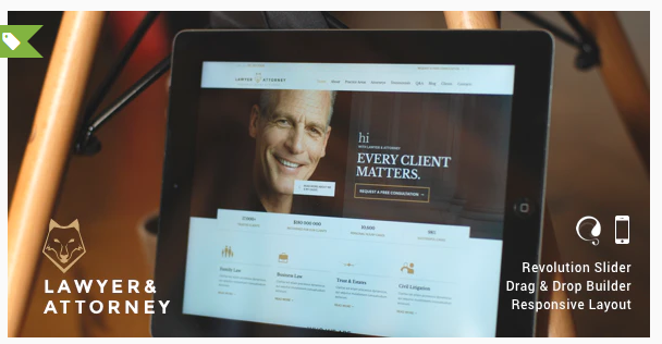 free download Lawyer & Attorney - WordPress nulled