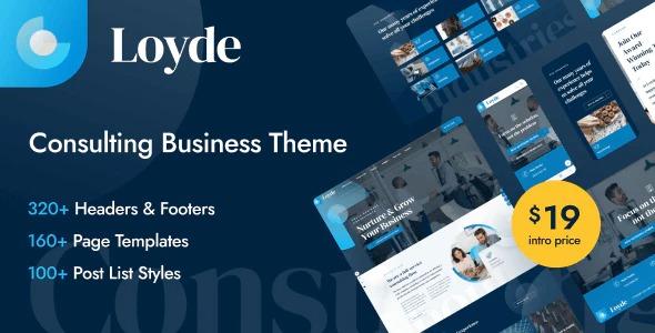 free download Loyde – Consulting Business WordPress Theme nulled