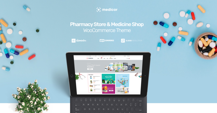 free download Medicor - Medical Clinic & Pharmacy WooCommerce WordPress Theme nulled