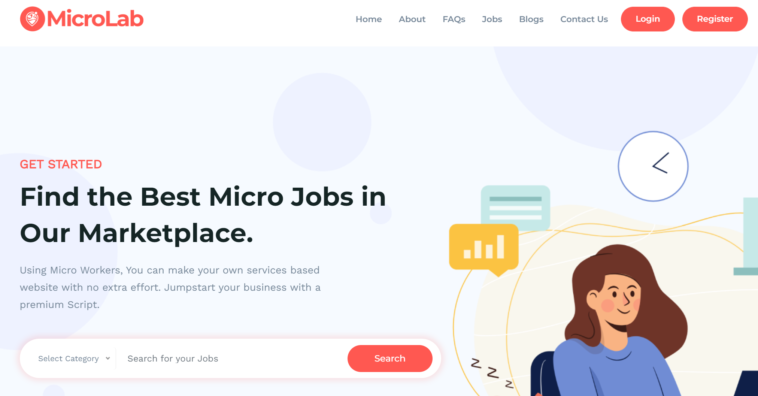 free download MicroLab - Micro Job Freelancing Platform nulled