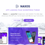 free download Naxos - App Landing Page WordPress Theme nulled