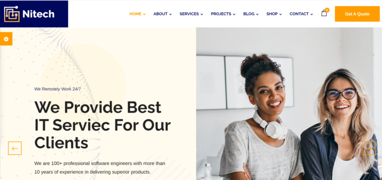 free download Nitech - Agency & Technology Services WordPress Theme nulled