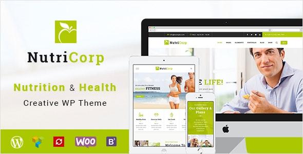 free download Nutricorp Nutrition & Health Creative WordPress Theme nulled