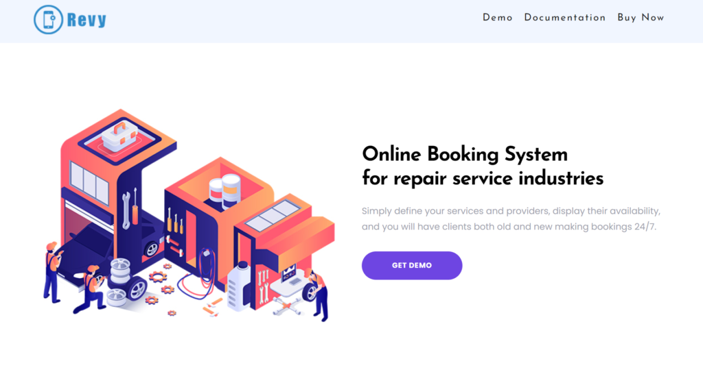 free download Revy - WordPress booking system for repair service industries nulled