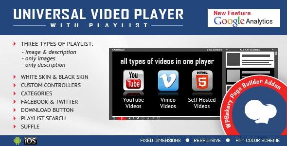 free download Universal Video Player for WPBakery Page Builder nulled
