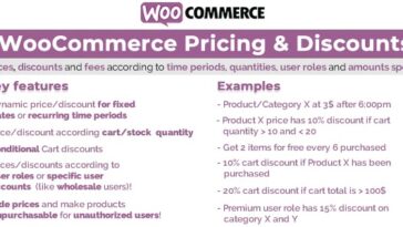 free download WooCommerce Pricing & Discounts! nulled