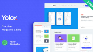 free download Yolox Modern WordPress Blog Theme for Business & Startup nulled