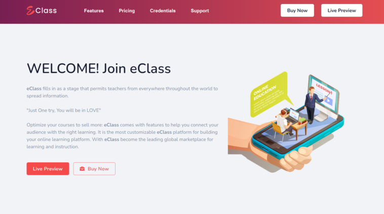 free download eClass - Learning Management System nulled