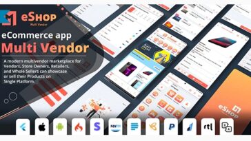 無料ダウンロードeShop-FlutterMultiVendor eCommerce Full App nulled