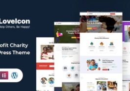 LoveIcon Nulled Nonprofit Charity Theme Free Download