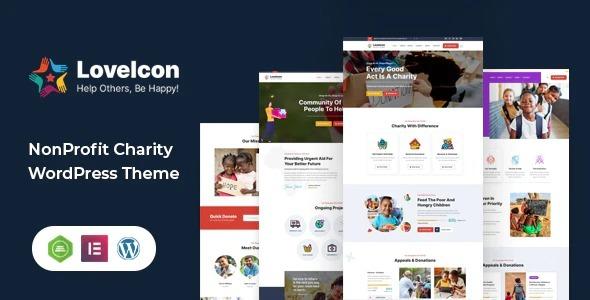 LoveIcon Nulled Nonprofit Charity Theme Free Download