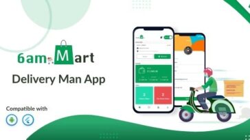 6amMart Delivery Man App Nulled