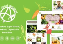 A-Mart Nulled Organic Products Shop WordPress Theme Free Download