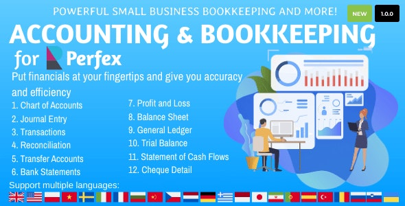 Accounting and Bookkeeping for Perfex CRM Nulled