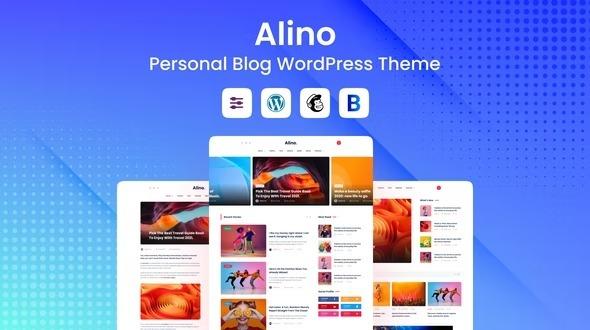 Alino Personal Blog WordPress Theme Nulled