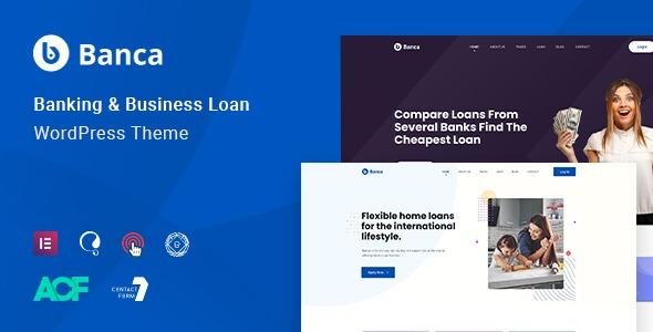 Banca Nulled Banking, Finance & Business Loan WordPress Theme Free Download