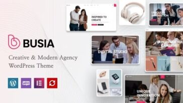 Busia Creative Agency Theme Nulled