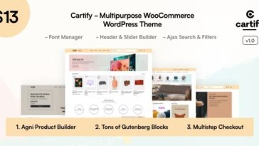 Cartify Nulled Multipurpose WooCommerce WordPress Theme Free Download