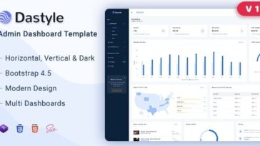 Dastyle Nulled Admin & Dashboard Template Free Download