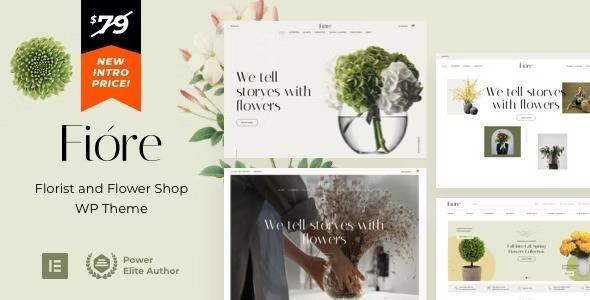 Fiore Nulled Flower Shop and Florist Free Download